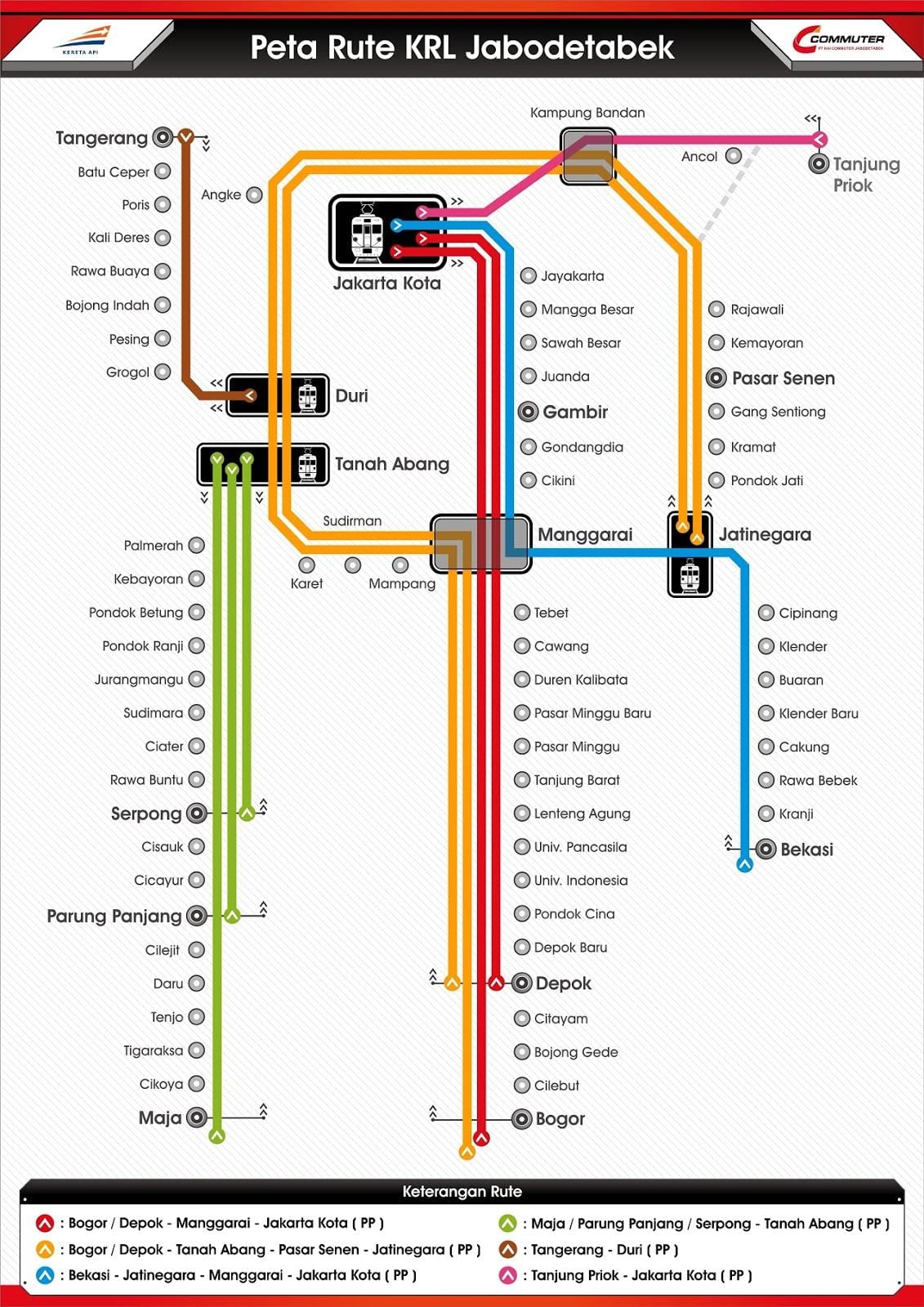 žemėlapis krl Džakarta