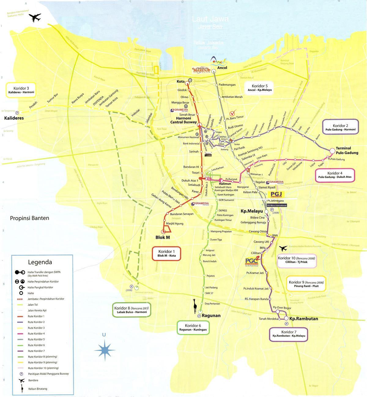 žemėlapis žemėlapis ancol Džakarta