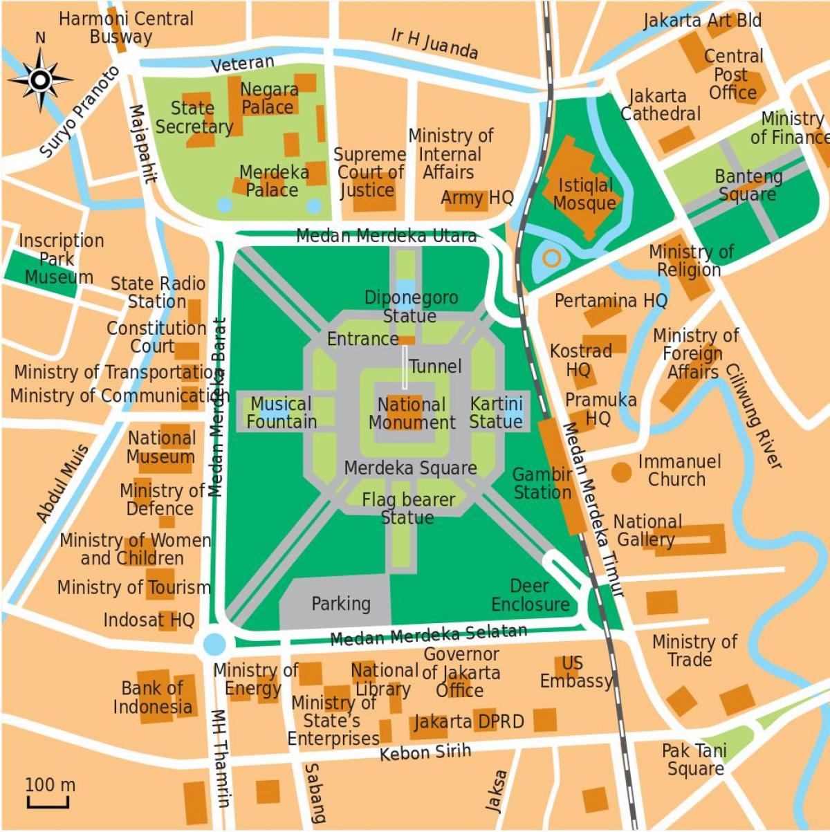 žemėlapis office Džakarta