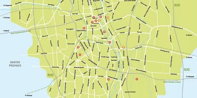 Žemėlapis Jakarta harmoni