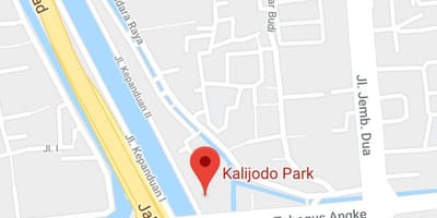 Žemėlapis kalijodo Džakarta